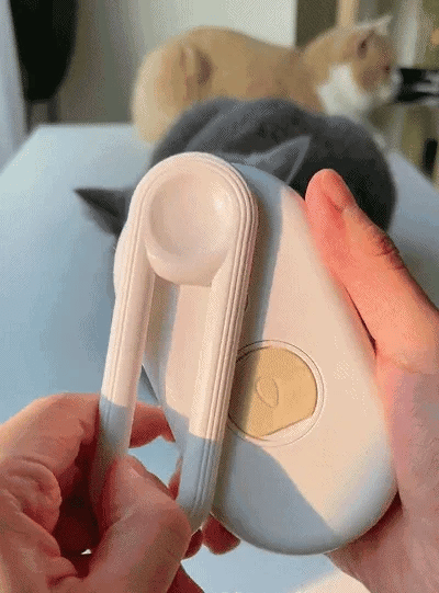 Cepillo Para Mascotas A Vapor Recargable
